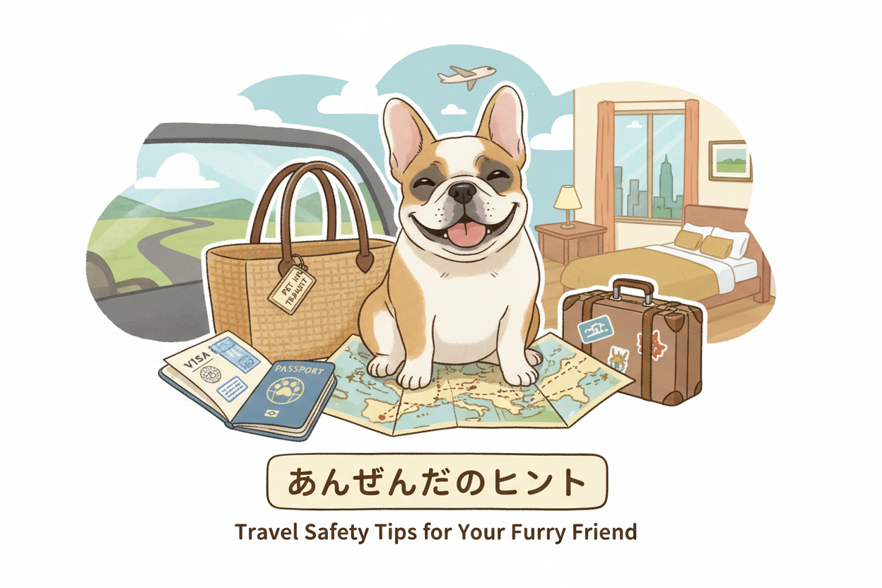 フレンチブルドッグと旅行する前に読む安全ガイド|車移動・宿泊・飛行機の注意点