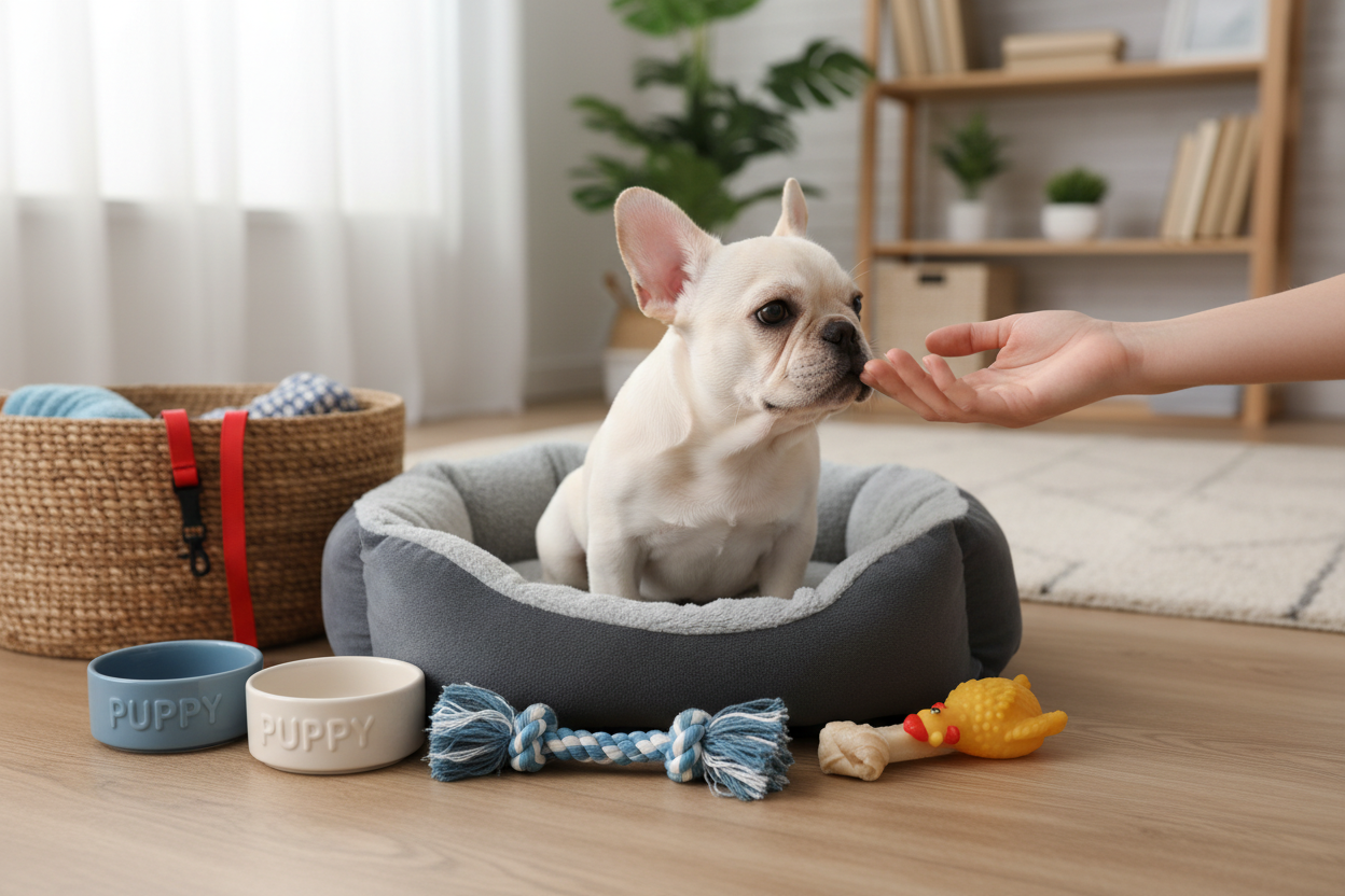 フレンチブルドッグの子犬を迎える前に知っておきたい準備と社会化のこと