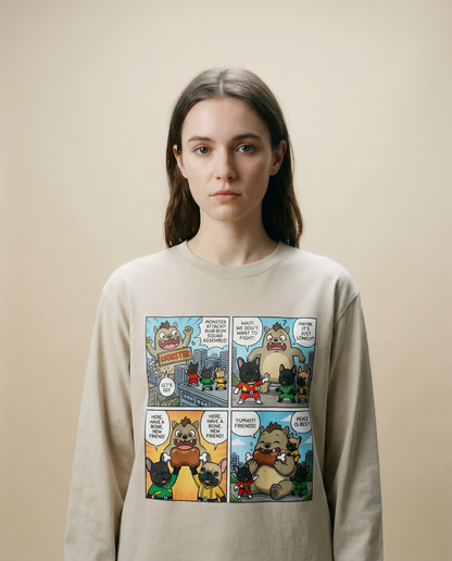 ブヒブヒ戦隊ロングスリーブTシャツ