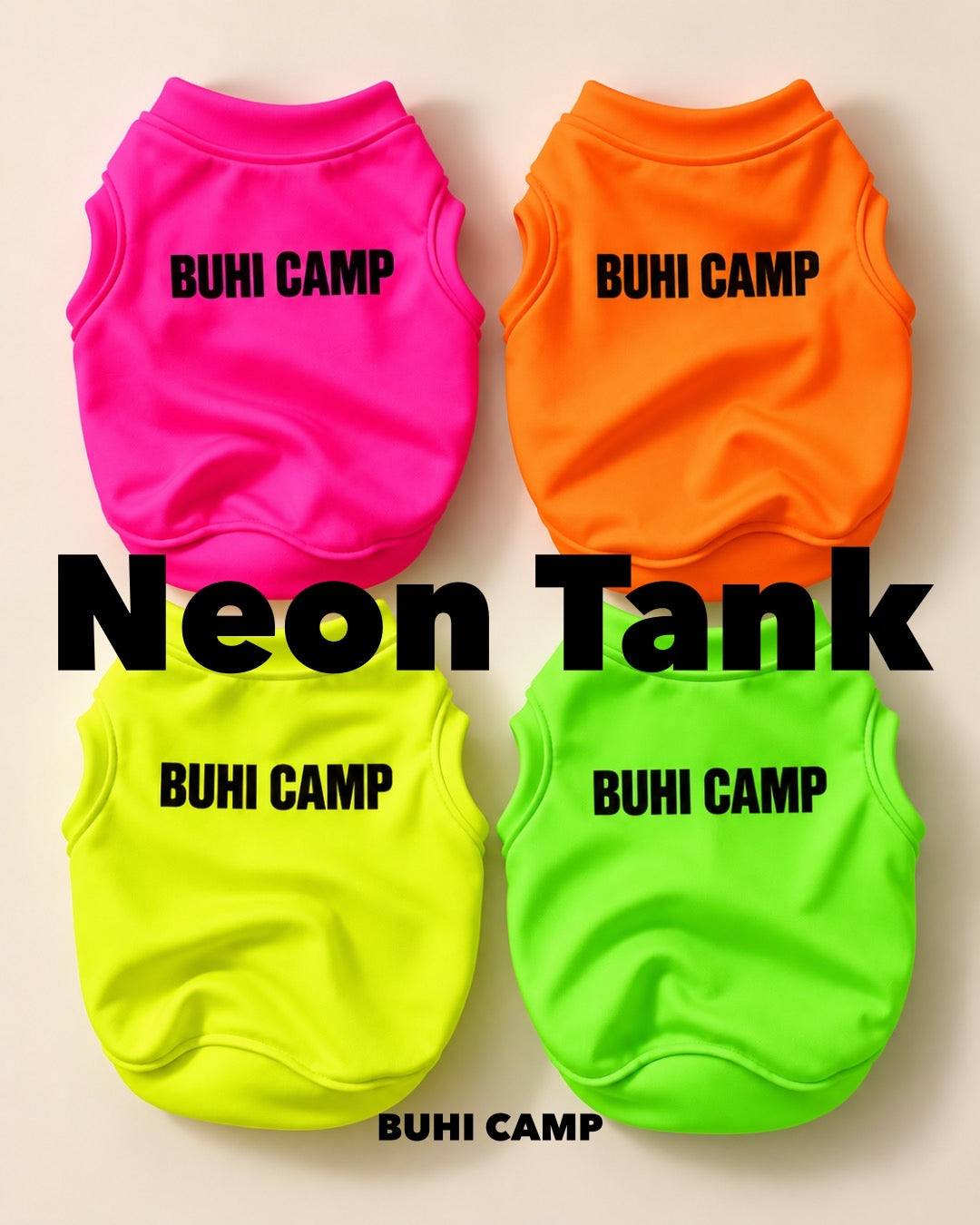 BUHI CAMP NEON タンクトップ