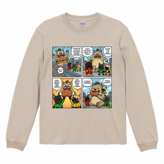 ブヒブヒ戦隊ロングスリーブTシャツ