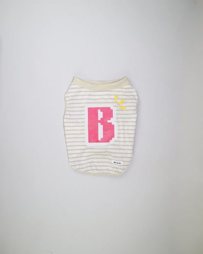 でかいBのタンクトップ【ブヒandボーダーズ】