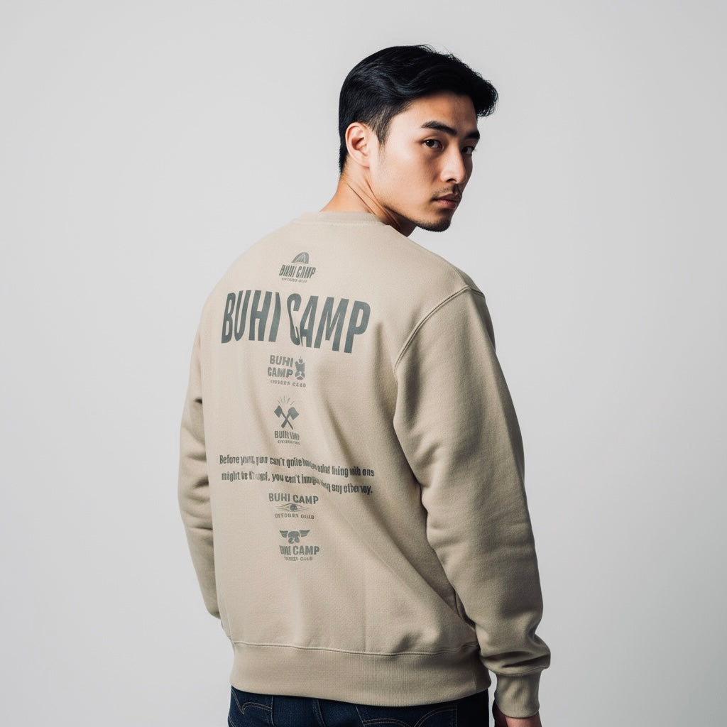 BUHI CAMP Logo リンクスウェット