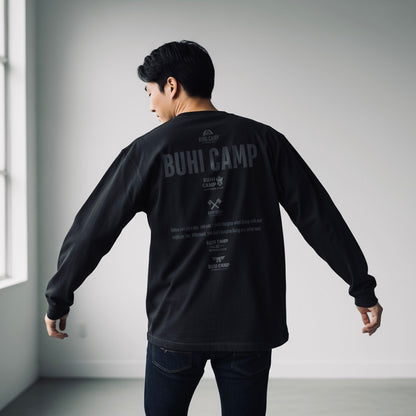 BUHI CAMP Logo リンクロングスリーブTシャツ