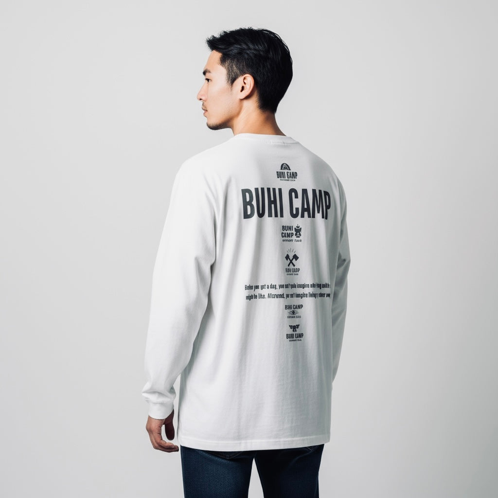 BUHI CAMP Logo リンクロングスリーブTシャツ